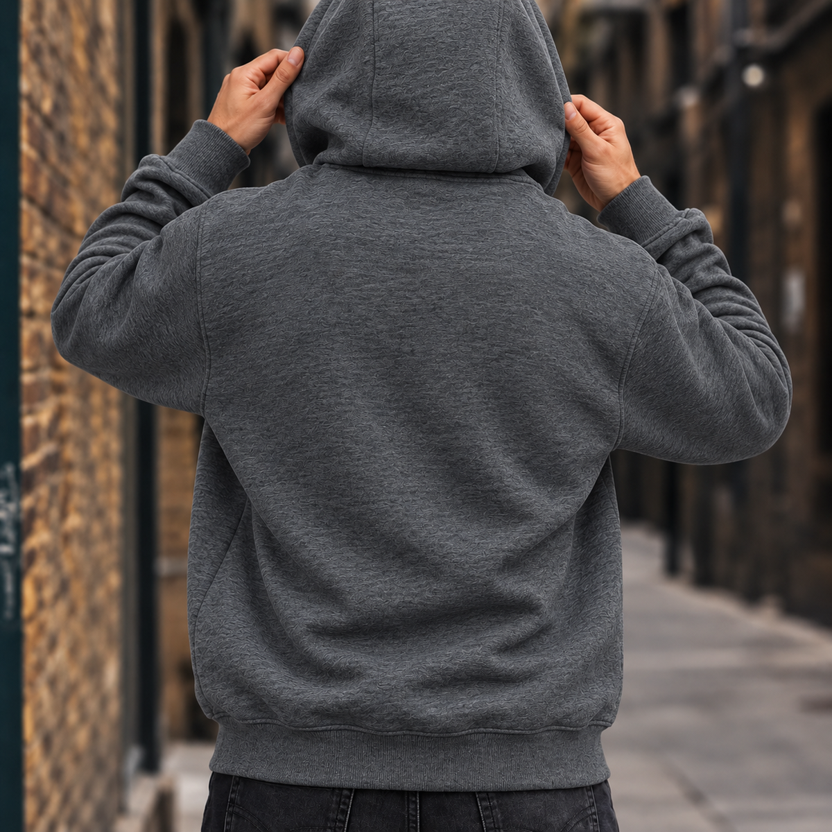 Hanorac SnakeBlue Dark gray - spate
