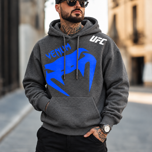 Hanorac SnakeBlue Dark gray - față