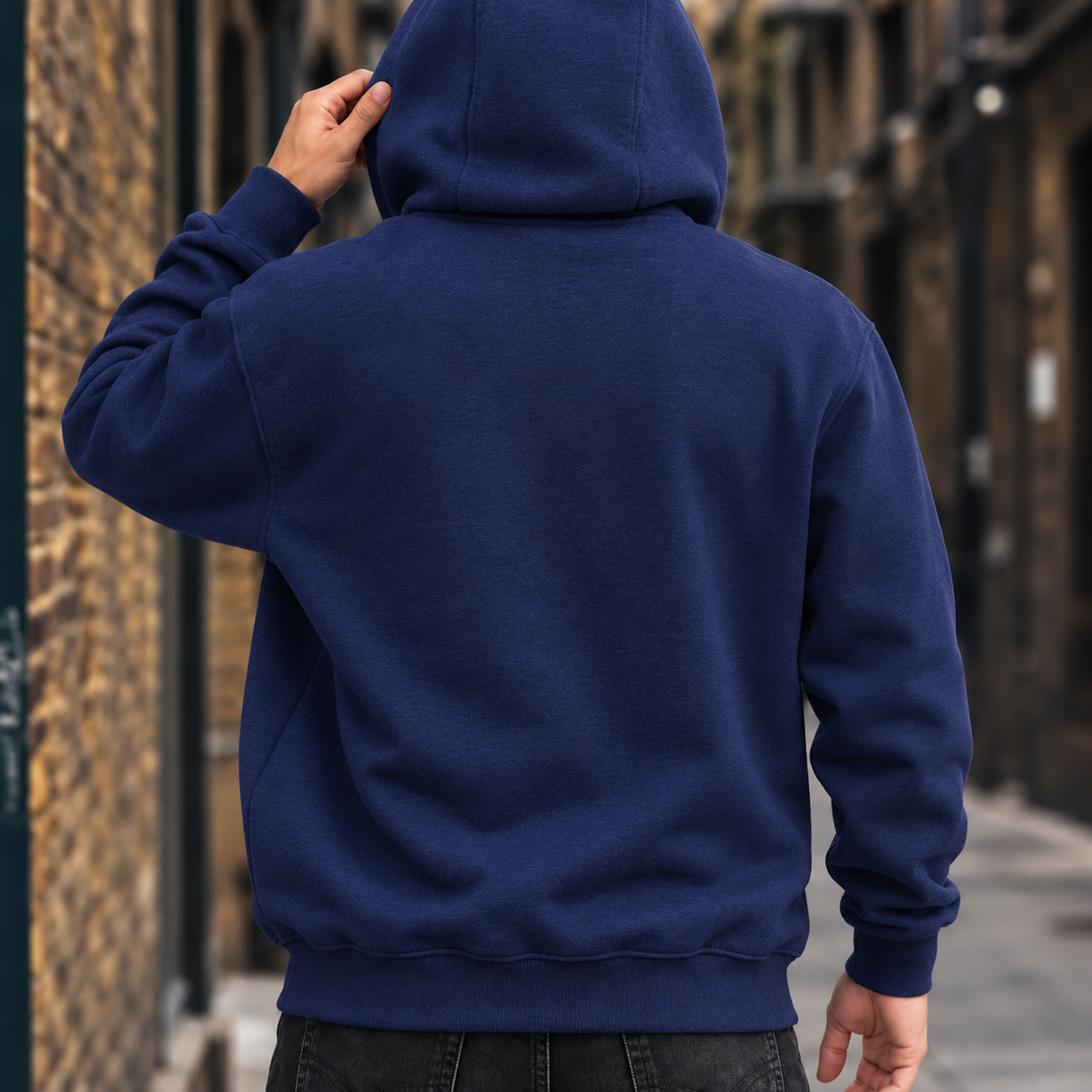 Hanorac SnakeBlue Navy - spate