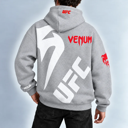 Hanorac SnakeUFC Heather gray - spate