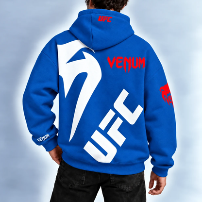 Hanorac SnakeUFC Royal blue - spate