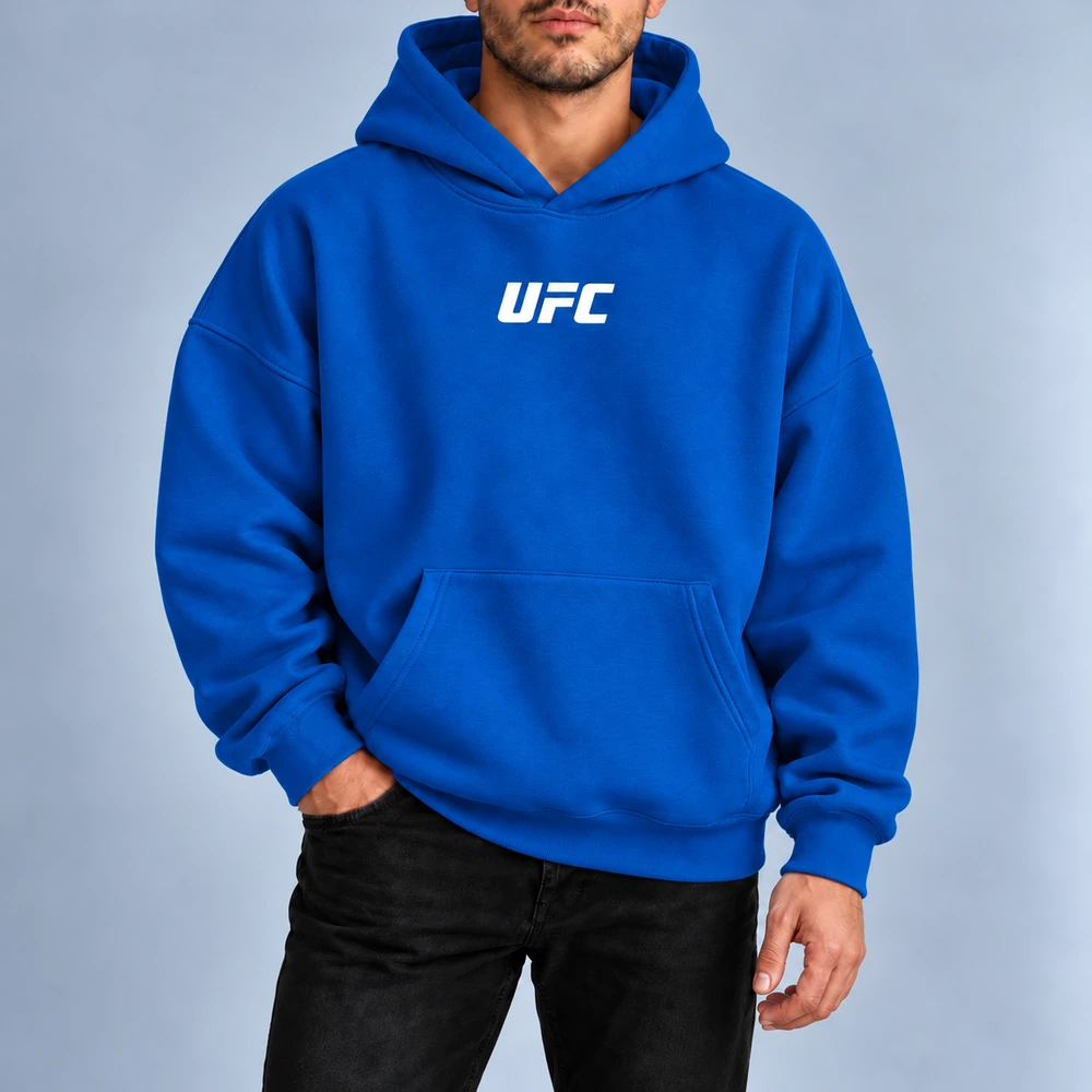 Hanorac SnakeUFC Royal blue - față