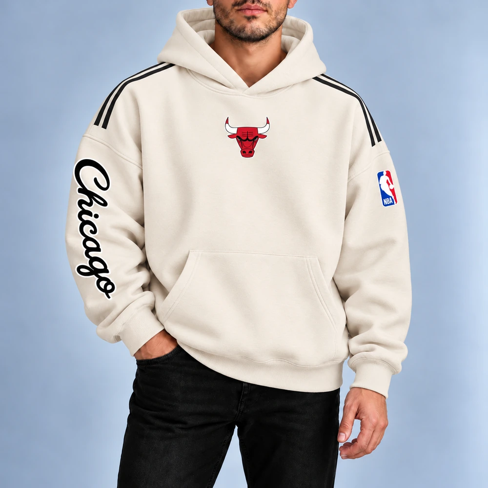 Hanorace Chicago Bulls Red Natural - față