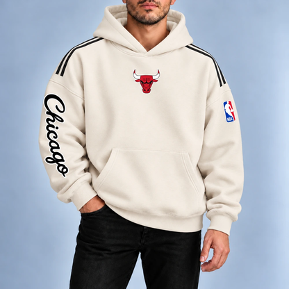 Hanorace Chicago Bulls Red Natural - față