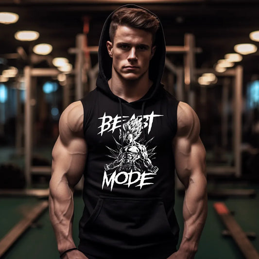 Hanorace fără maneca Beast Mode Insaiyan