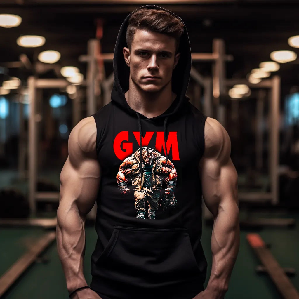 Hanorace fără maneca Gym Rhino