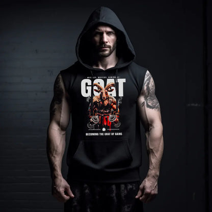 Hanorace fără maneca Gym Goat