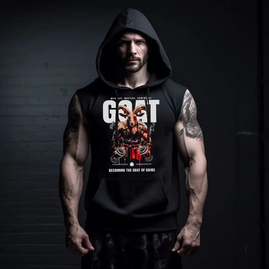 Hanorace fără maneca Gym Goat