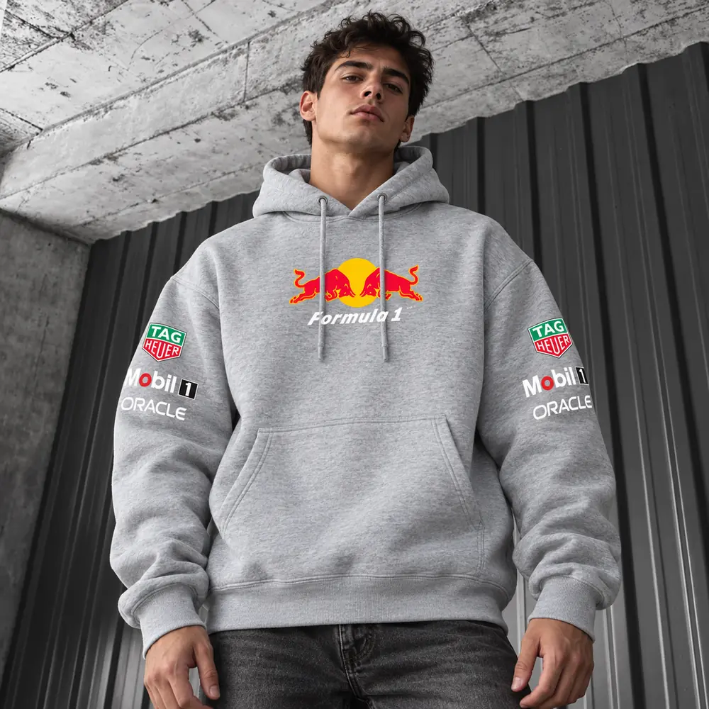Hanorace Formula 1 Heather gray - față