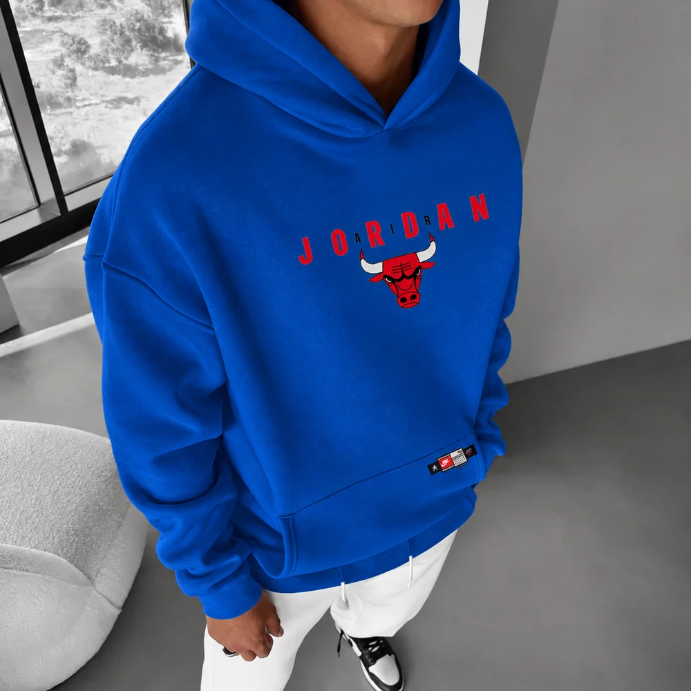 Hanorace JRDN Royal blue - față