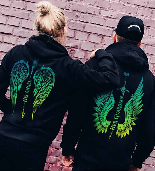Hanorace pentru cupluri Angel / Guardian