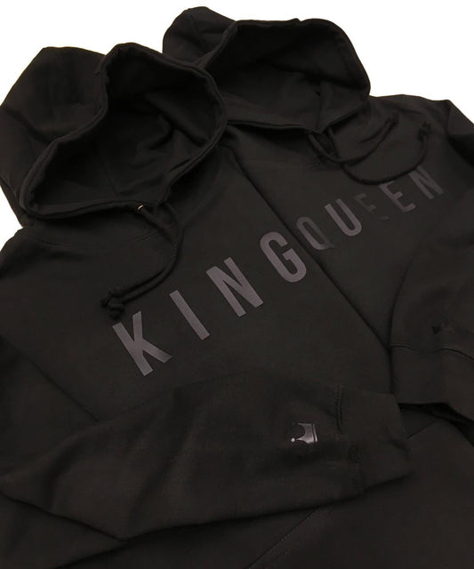 Hanorace pentru cupluri King and QUEEN BLACK