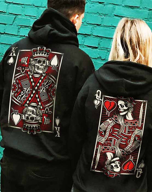 Hanorace pentru cupluri King and QUEEN