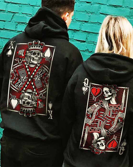 Hanorace pentru cupluri King and QUEEN