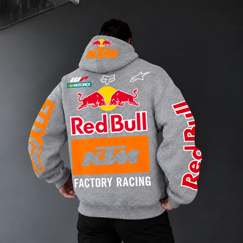 Hanorace RedBull KTM Heather gray - spate