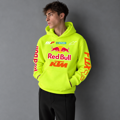 Hanorace RedBull KTM Neon yellow - față