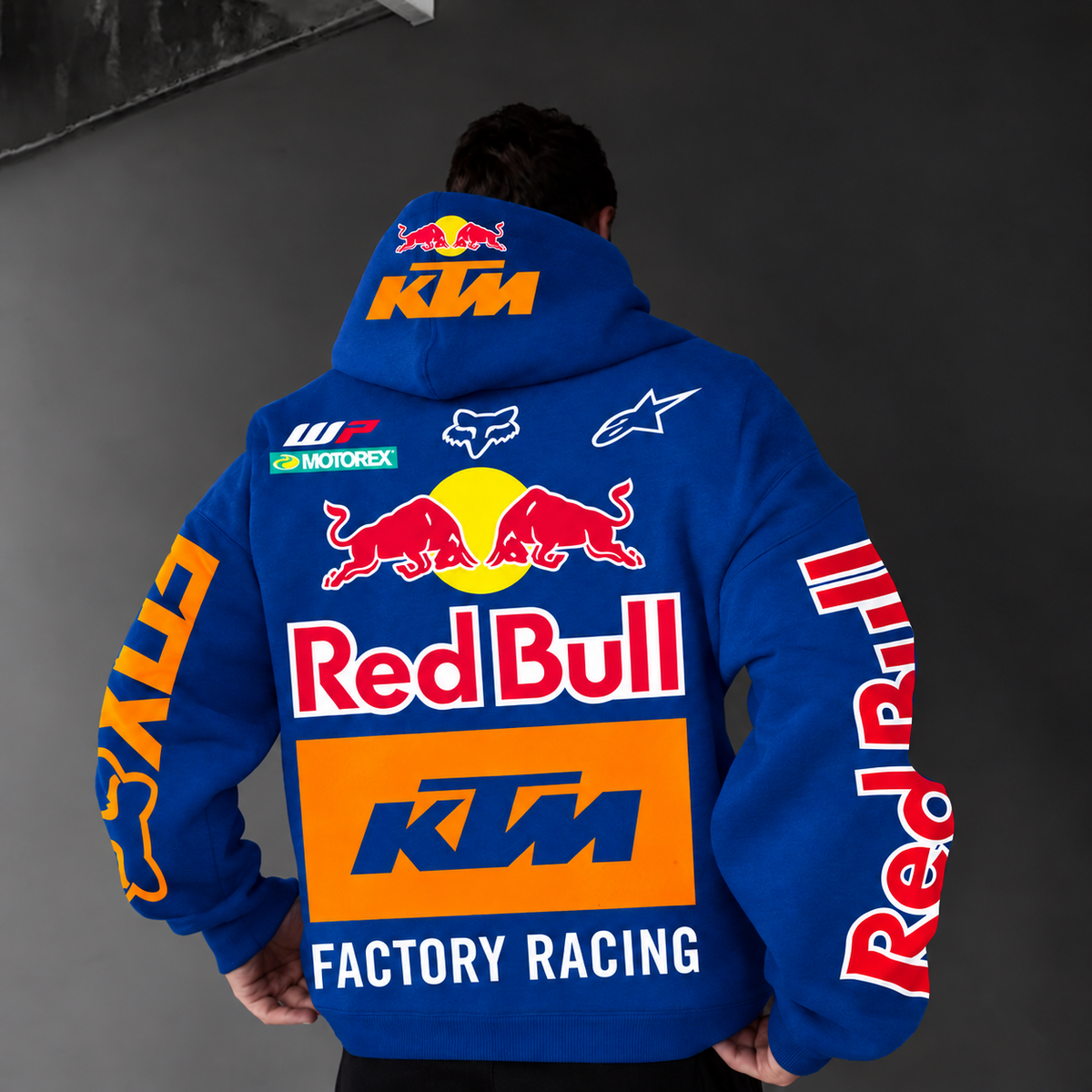 Hanorace RedBull KTM Royal blue - spate