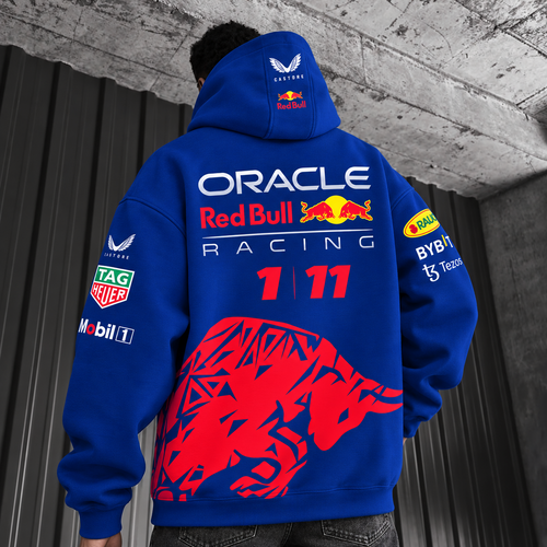 Hanorace RedBull Racing Royal blue - spate