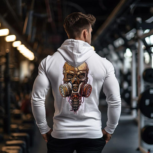 Hanorace Skull with Mask Zip