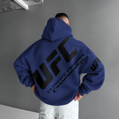 Hanorace UFCRosu Navy - spate