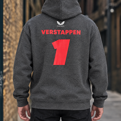 Hanorace Verstappen Dark gray - spate