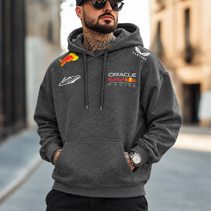 Hanorace Verstappen Dark gray - față