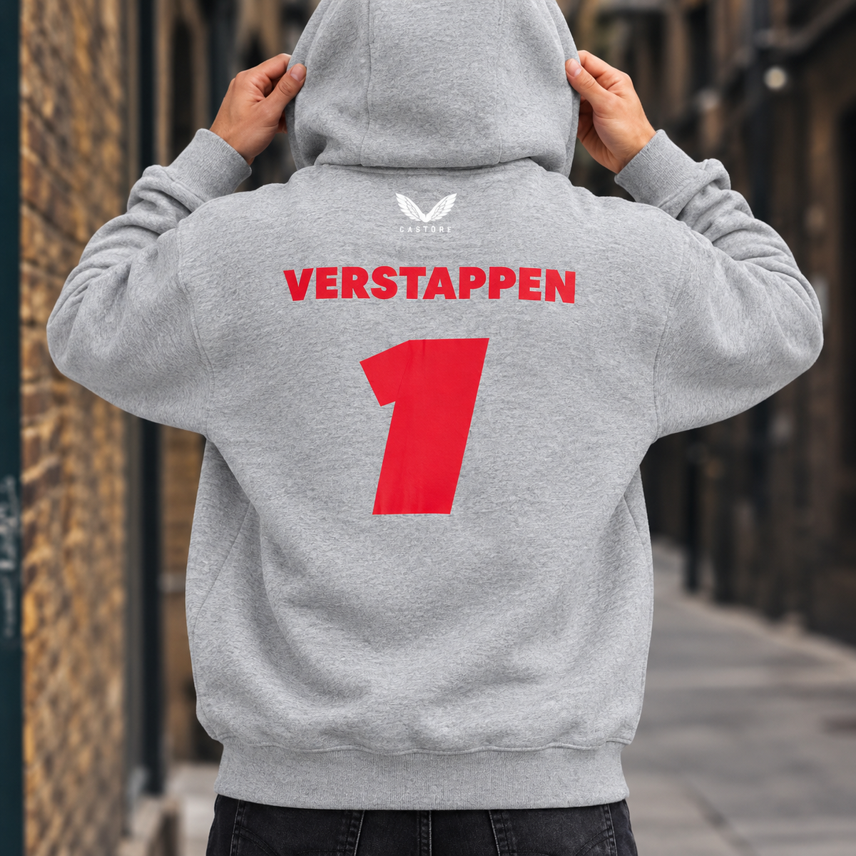 Hanorace Verstappen Heather gray - spate