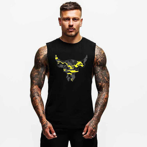 Muscle Maieuri Taur Yellow Camo