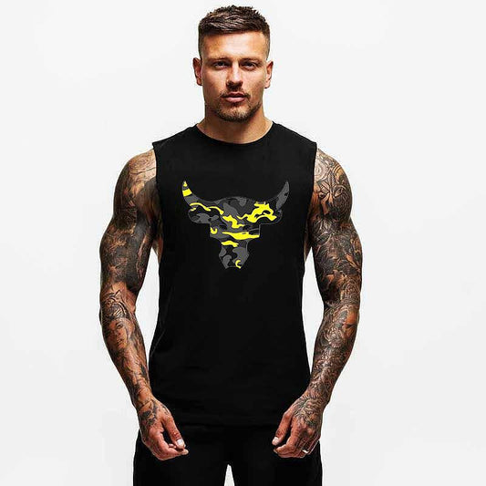 Muscle Maieuri Taur Yellow Camo