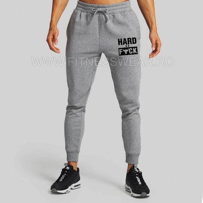 Pantaloni Hard as F Gri