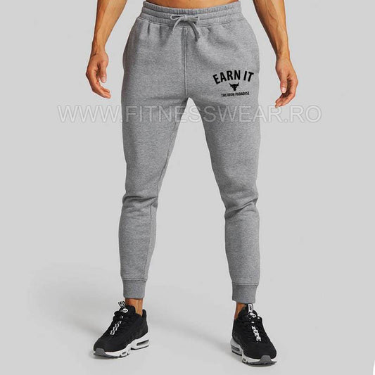 Pantaloni Earn It Gri
