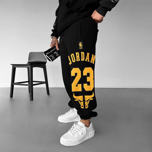 Pantaloni OVERSIZED Bulls23 Gold