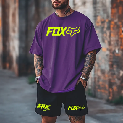 Premium Oversized Echipamentul scurt Foxxx Gr prpl