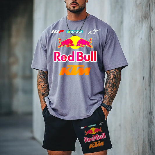 Premium Oversized Echipamentul scurt RedBull KTM