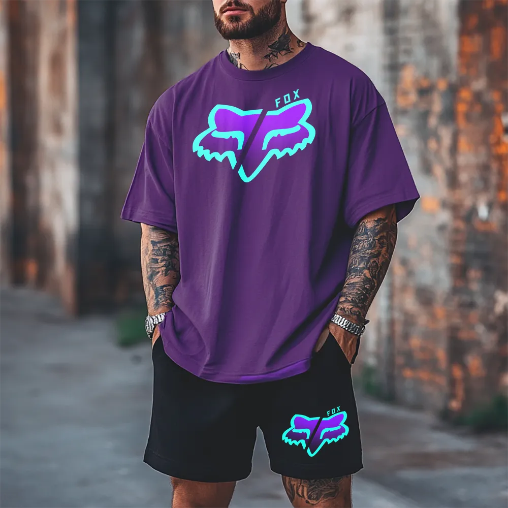 Premium Oversized Echipamentul scurt Foxxx P prpl