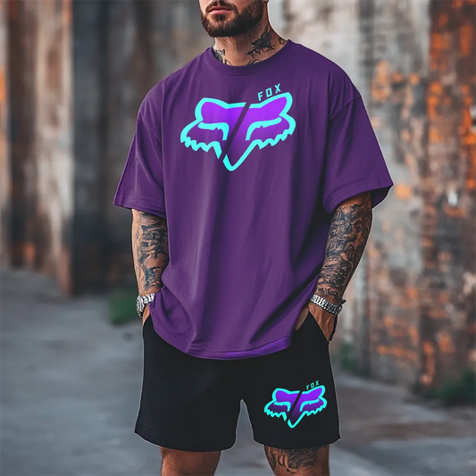Premium Oversized Echipamentul scurt Foxxx P prpl