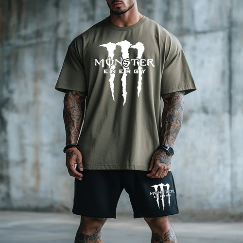 Premium Oversized Echipamentul scurt MonsterWh kha