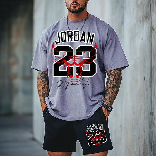 Premium Oversized Echipamentul scurt JRDN23