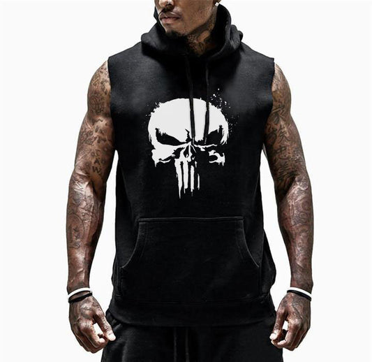 Hanorace fără maneca The Punisher Black