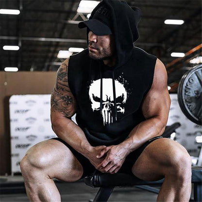 Hanorace fără maneca The Punisher Black