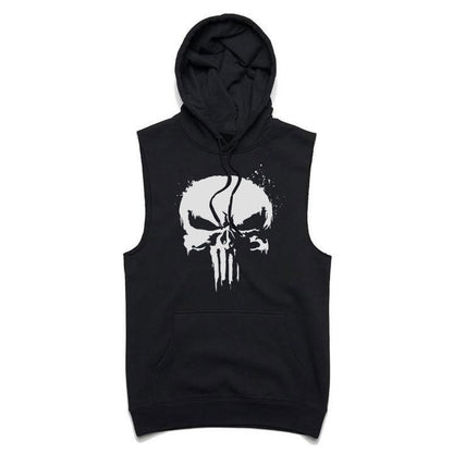 Hanorace fără maneca The Punisher Black
