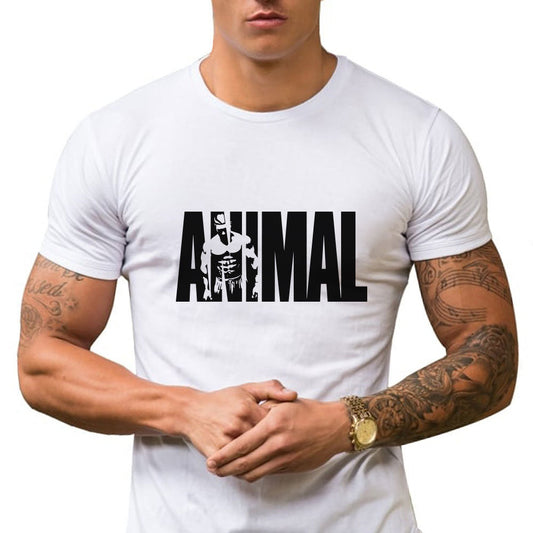 Tricou Animal White