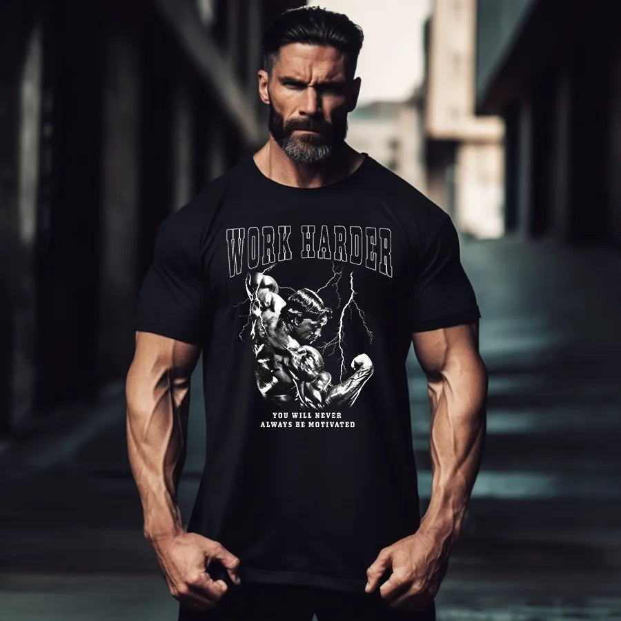 Tricou Work Harder Arnold