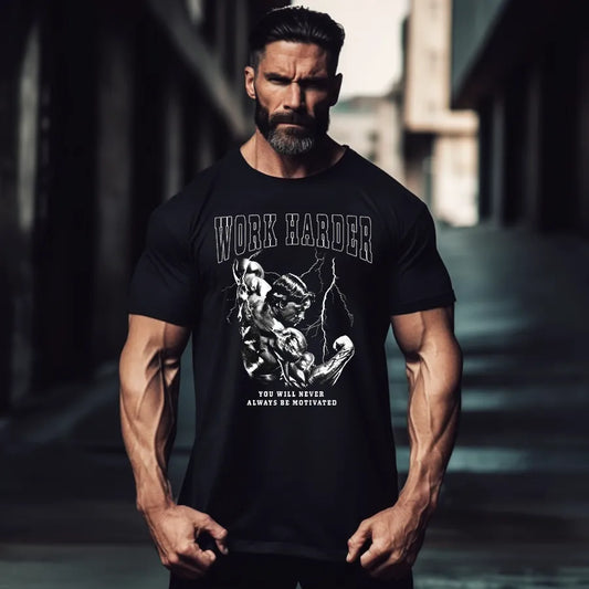 Tricou Work Harder Arnold
