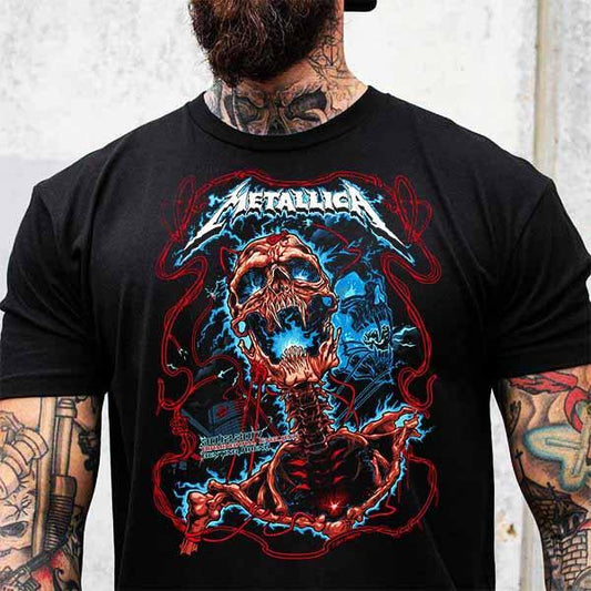 Tricou Metallica Skull