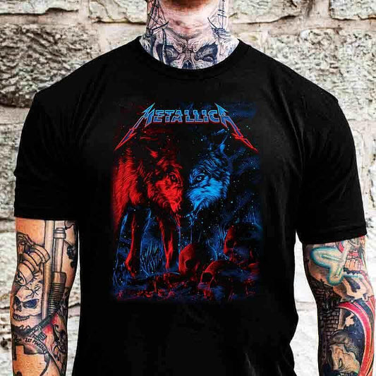 Tricou Metallica Wolf