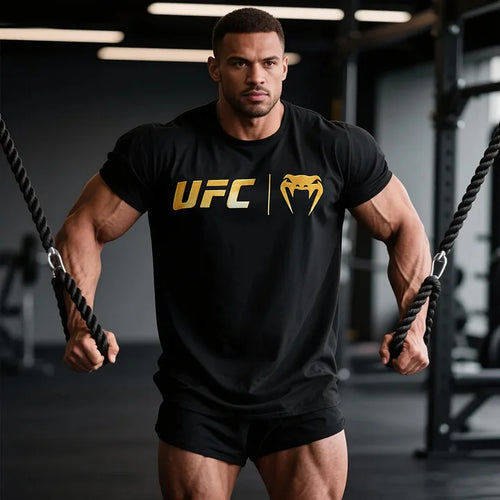 Tricou UFCVen Gold