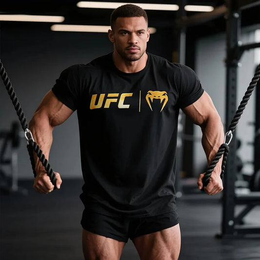 Tricou UFCVen Gold