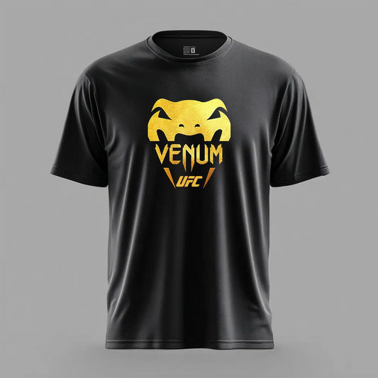 Tricou sport din material respirabil Venu Gold UFC