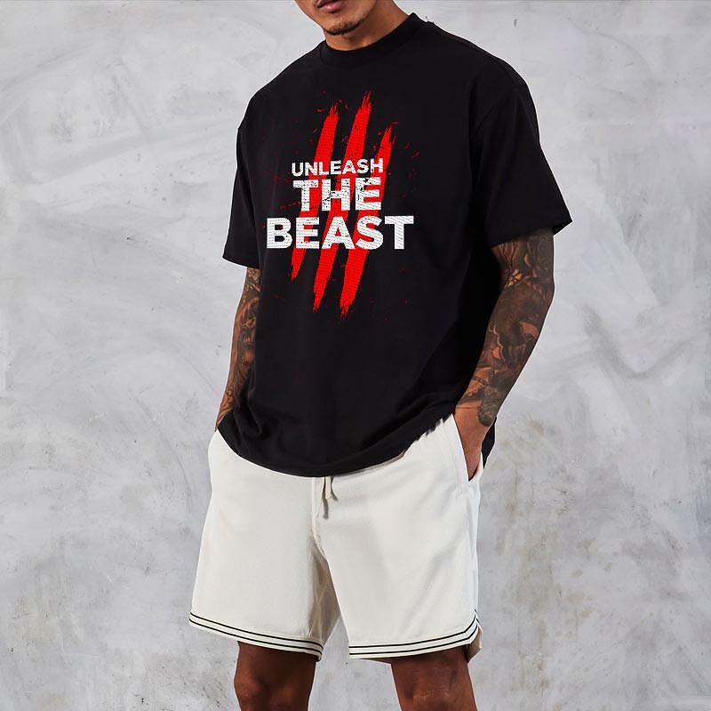 Tricou Unisex Oversize Unleash The Beast